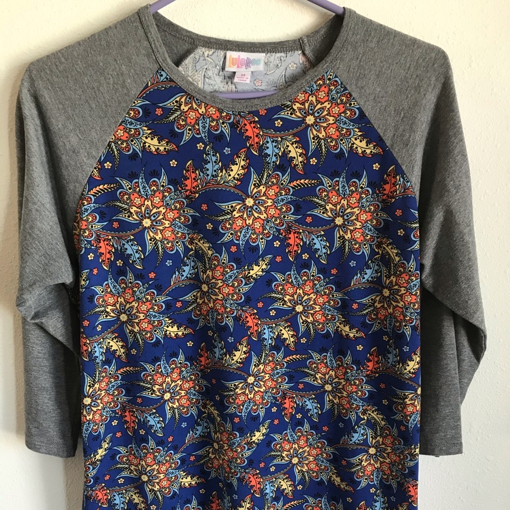 Lula Roe 3/4 sleeve top